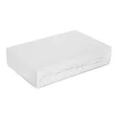 Prześcieradła - Prześcieradło EUROFIRANY Design 91 Soft z gumką 220 x 200 cm Biały - miniaturka - grafika 1