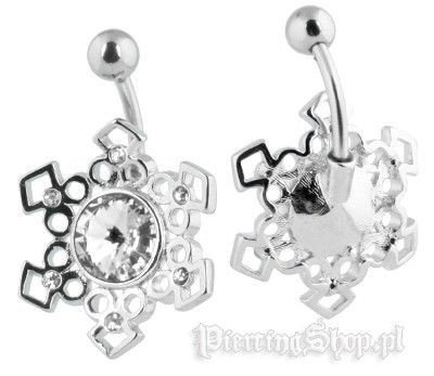 kolczyk do pępka GWIAZDA CR-dł. pręta 10mm