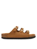 Klapki i japonki damskie - Birkenstock Klapki Florida Fresh Tonal Footbed 1031867 Brązowy - miniaturka - grafika 1