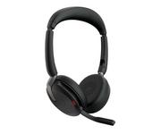 Słuchawki - Jabra Evolve2 65 Flex Stereo USB-A MS WLC - miniaturka - grafika 1