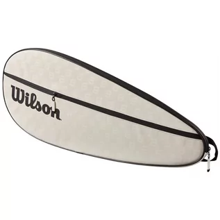 Torby sportowe - Torba na rakietę Wilson Premium Tennis Cover (kolor Szary/Srebrny, rozmiar One size) - grafika 1
