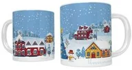 Ozdoby bożonarodzeniowe - Kubek na święta Zimowe miasteczko - miniaturka - grafika 1