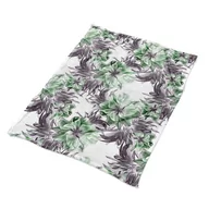 Koce - Koc na łóżko 100x135 kolorowy Magiczne kwiaty eco, Fabricsy - miniaturka - grafika 1