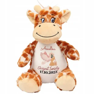 Personalizowany Miś Przytulanka ŻYRAFKA Na Prezent Pamiątka Chrztu Świętego - Maskotki i pluszaki Personalizowany Miś Przytulanka ŻYRAFKA Na Prezent Pamiątka Chrztu Świętego - Maskotki i pluszaki - miniaturka - grafika 1