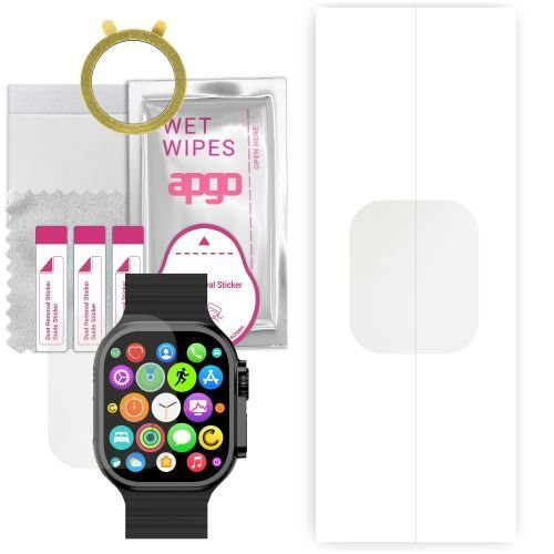 1x folia hydrożelowa MATOWA do Media-tech Fusion MT872 - apgo Smartwatch Hydrogel MATTE Protection Ochrona na ekran smartwatcha