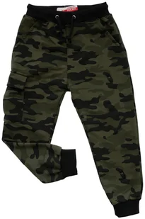 Chłopięce Bojówki Dresowe MORO wojskowe bawełna polski producent Revaj 110 - Moda i Uroda OUTLET - miniaturka - grafika 1