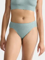 Majtki damskie - Sloggi Figi klasyczne Zero Feel Bliss 10219695 Zielony - miniaturka - grafika 1