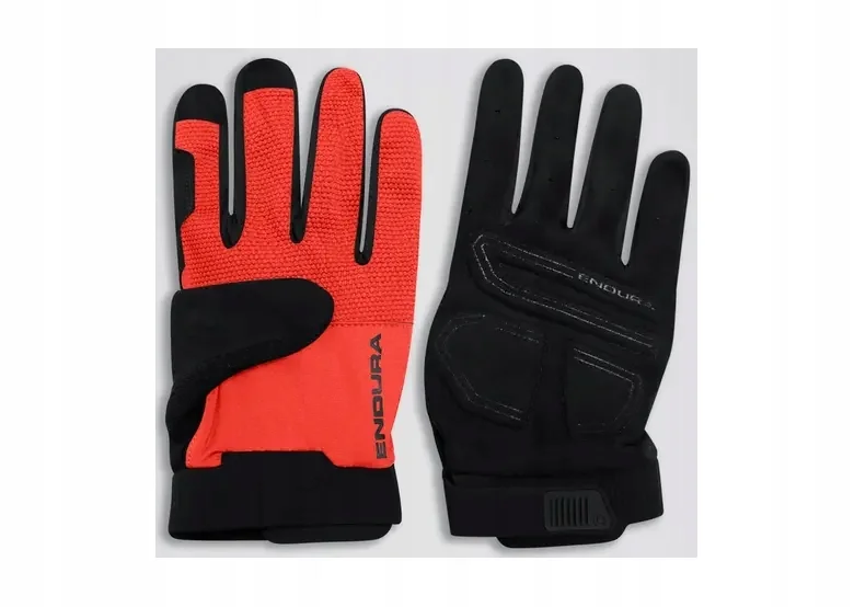 Rękawiczki rowerowe Endura Loop Full Finger flame red L