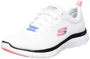 Buty sportowe damskie - Skechers Flex Appeal 4.0 Brilliant View 149303-WBPK Kolor Białe Rozmiar 40 149303-WBPK - grafika 1