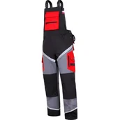 Odzież robocza - LAHTI PRO Ogrodniczki robocze z odblaskami bawełniane rozmiar XL L4060504 LPL4060504 - miniaturka - grafika 1