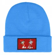 Czapki damskie - CZAPKA BEANIE ZIMOWA CIEPŁA NIEBIESKA DLA DZIECI Z MOTYWEM ZUMA MIX WZORÓW - miniaturka - grafika 1