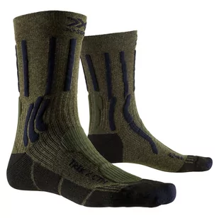 X-Socks, Skarpety trekkingowe, Trek X Ctn XSTS05, zielony, rozmiar 42/44 - Skarpetki damskie - miniaturka - grafika 1