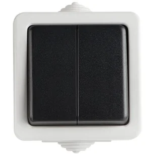 Kanlux Łącznik dwubiegunowy TEKNO 05-1028-143 cz 25352 - Wyłączniki światła i elektryczne - miniaturka - grafika 1