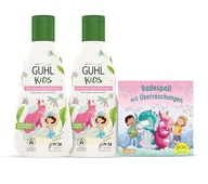 Kosmetyki kąpielowe dla dzieci - Guhl Kids zestaw z jednorożcem – 2 x szampon Guhl Kids 3 w 1, żel do płukania i żel pod prysznic, 250 ml + 1 x książka Pixi – specjalnie zaprojektowany dla dzieci – bez ciągnięcia – certyfikat Cosmos - miniaturka - grafika 1