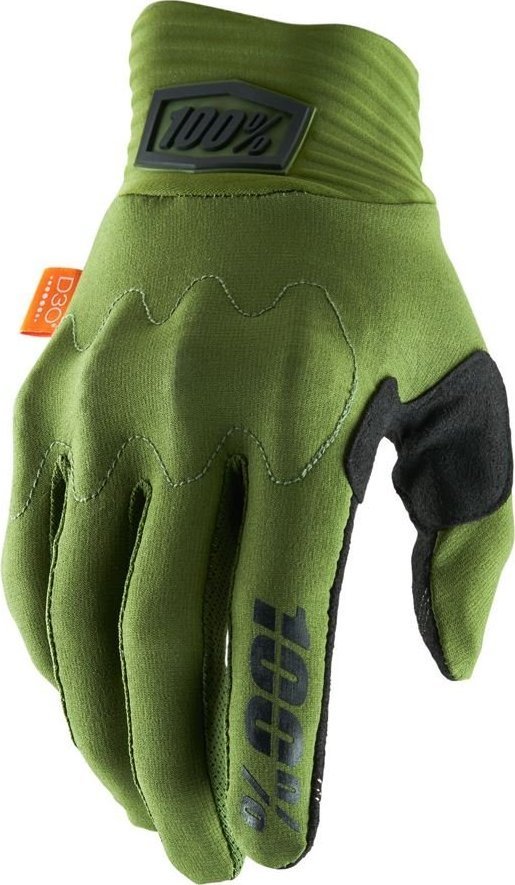 100% Rękawiczki 100% COGNITO Gloves Army Green - M długość dłoni 187-193 mm NEW 2022
