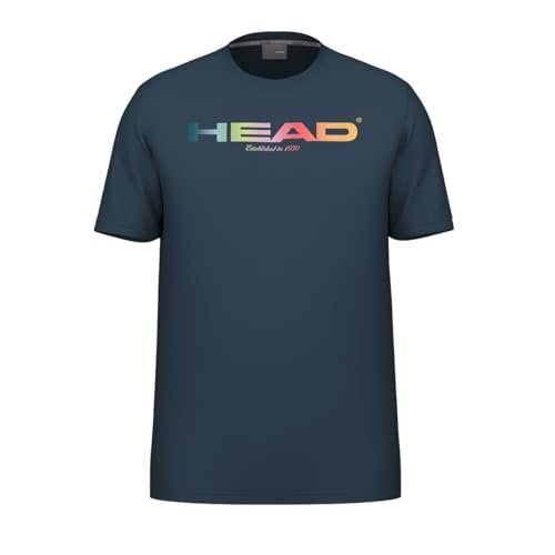 HEAD Rainbow T-Shirt Men, Navy