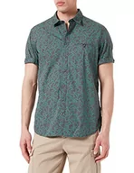 Koszule męskie - Camel Active Koszula Męska, Grafitowy Szary., L - miniaturka - grafika 1