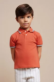 Koszulki dla chłopców - Mayoral polo dziecięce kolor czerwony gładki - grafika 1
