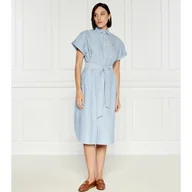 Sukienki - POLO RALPH LAUREN Sukienka z paskiem - miniaturka - grafika 1