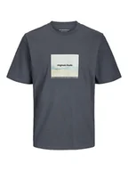 Koszulki męskie - Jack & Jones Koszulka w kolorze antracytowym - miniaturka - grafika 1