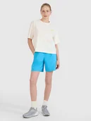 Spodenki damskie - 4F Spodenki plażowe damskie - niebieskie L - miniaturka - grafika 1