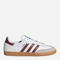 Trampki męskie - Tenisówki męskie do kostki adidas Originals Samba OG IF3813 47.5 (12UK) Biały/Ciemnoczerwony (4066759170896) - miniaturka - grafika 1