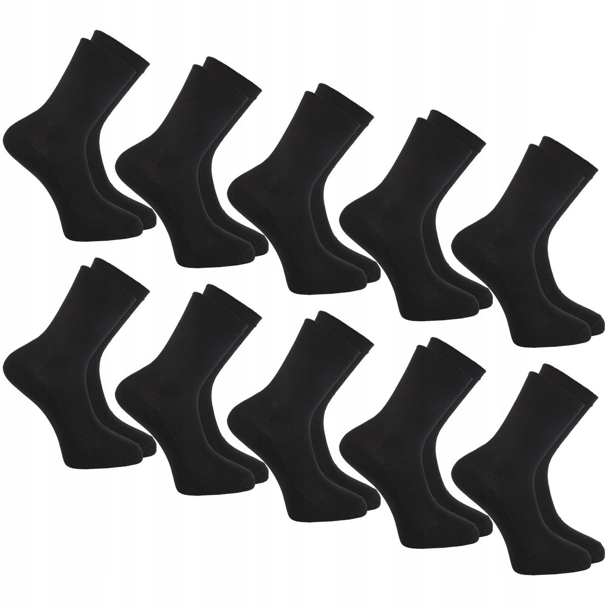 10x BEZUCISKOWE Skarpetki Męskie Długie Bawełniane 10 Par MORAJ r. 43-45
