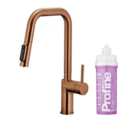 Baterie kuchenne - KFA Armatura Duero Pure Style 6623-315-34 Miedziany Stal szlachetna - miniaturka - grafika 1