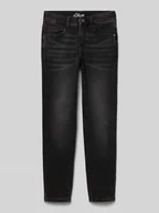 Spodnie i spodenki dla chłopców - Jeansy o kroju slim fit z mieszanki bawełny - miniaturka - grafika 1