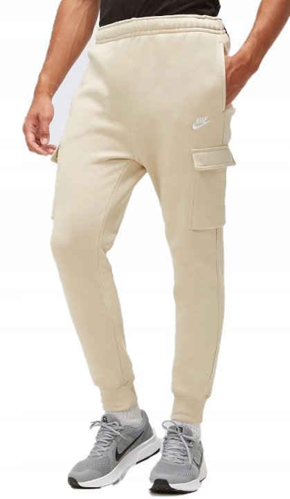 Męskie Spodnie Cargo Nike Taper Leg Sneaker Length Club CD3129-206 L