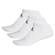 Skarpetki damskie - Adidas, Skarpety, Cush Low 3PP DZ9384, biały, rozmiar 43/46 - miniaturka - grafika 1