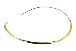 Delikatny choker z pozłacanej stali szlachetnej - Naszyjniki - miniaturka - grafika 1