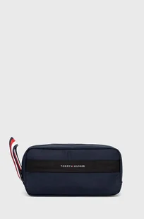 Tommy Hilfiger kosmetyczka kolor granatowy - Kosmetyczki, organizery i kuferki - miniaturka - grafika 1