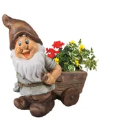 Pozostałe ozdoby ogrodowe - Figura ogrodowa Krasnal 35 x 22 x 41 cm - miniaturka - grafika 1