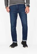 Spodnie męskie - Ciemnoniebieskie spodnie jeansowe męskie D-FERG - Volcano - miniaturka - grafika 1