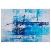 Dywany - Beliani Dywan niebieski 160 x 230 cm krótkowłosy TRABZON - miniaturka - grafika 1