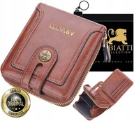 Nerki - DUŻY PORTFEL MĘSKI ANTYKRADZIEŻOWY OCHRONA KART NA ZAMEK MINI SASZETKA RFID - miniaturka - grafika 1