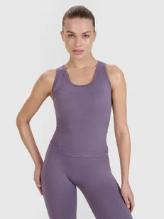 4F Top treningowy slim bezszwowy damski 4F x Anna Lewandowska - fioletowy L/XL - Koszulki sportowe damskie 4F Top treningowy slim bezszwowy damski 4F x Anna Lewandowska - fioletowy L/XL - Koszulki sportowe damskie - miniaturka - grafika 1
