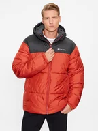 Odzież trekkingowa męska - Columbia Kurtka zimowa Puffect™ Hooded Jacket 200841 Pomarańczowy Regular Fit - miniaturka - grafika 1