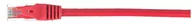 Kable miedziane - NETRACK CAT6 UTP 0.5 m Czerwony 0.5 Patchcord - miniaturka - grafika 1