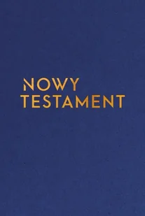 NOWY TESTAMENT z infografikami Skład dwułamowy tłoczenie złote - Religia i religioznawstwo - miniaturka - grafika 1