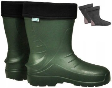 Polskie Kalosze Piankowe męskie Gumowce Robocze Bardzo Lekkie Wodoodporne