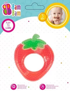 BAM BAM Bam Bam Gryzak Truskawka 2/360 - Gryzaki dla dzieci - miniaturka - grafika 1