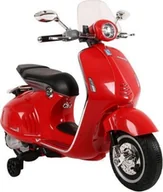 Pojazdy elektryczne dla dzieci - Lean Sport Skuter na Akumulator Vespa GTS 300 Czerwony - miniaturka - grafika 1
