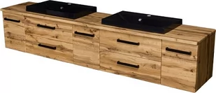 Szafka z umywalką 210 cm 39/C2 seria Fokus Loft Gante  - Szafki łazienkowe - miniaturka - grafika 1