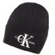 Czapka Monologo Embro Beanie Black K50K511160 BDS (CK366-a) Calvin Klein - Czapki damskie - miniaturka - grafika 1