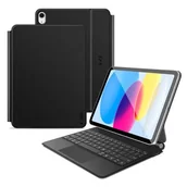 Etui do tabletów - Etui na iPad TECH-PROTECT SmartCase Magnetic + Keyboard Czarny Klawiatura - miniaturka - grafika 1
