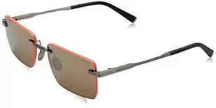 Police Unisex SPLG34 okulary przeciwsłoneczne, czarne, 57, czarny, 57 - Okulary przeciwsłoneczne - miniaturka - grafika 1