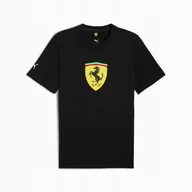 Koszulki męskie - PUMA KOSZULKA FERRARI SPORTSWEAR COLORED SHIELD 63278301 r L - miniaturka - grafika 1