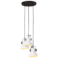 Lampy ogrodowe - vidaXL Lampa wisząca, 25 W, biała, 30x30x100 cm, E27 - miniaturka - grafika 1